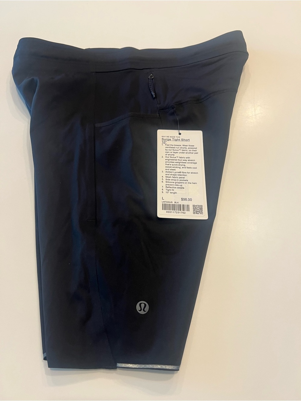 lululemon athletica Men’s Black Jogger Sweatpants